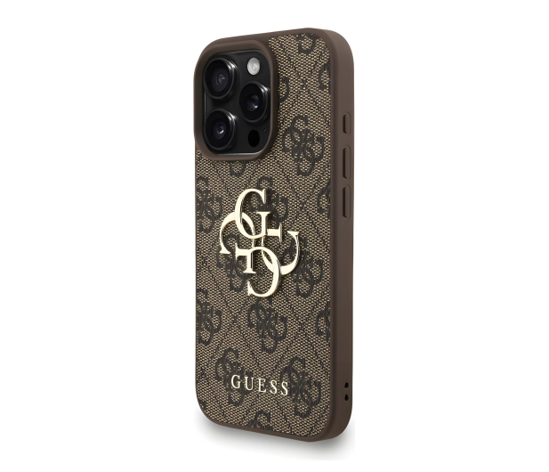Guess 4G Strap 4G Classic Logo do iPhone 16 Pro Max brązowy - 1365503 - zdjęcie 2